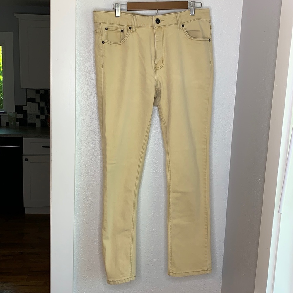 hype 5 pocket beige jeans W36 L32